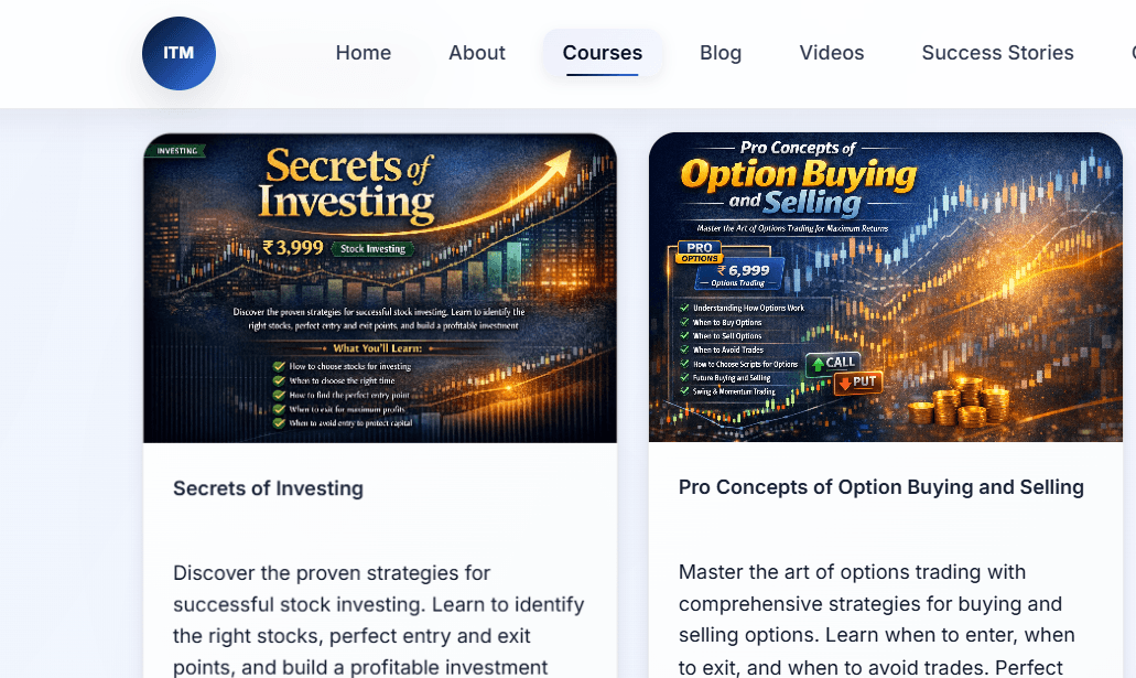 ITM Website screenshot 5