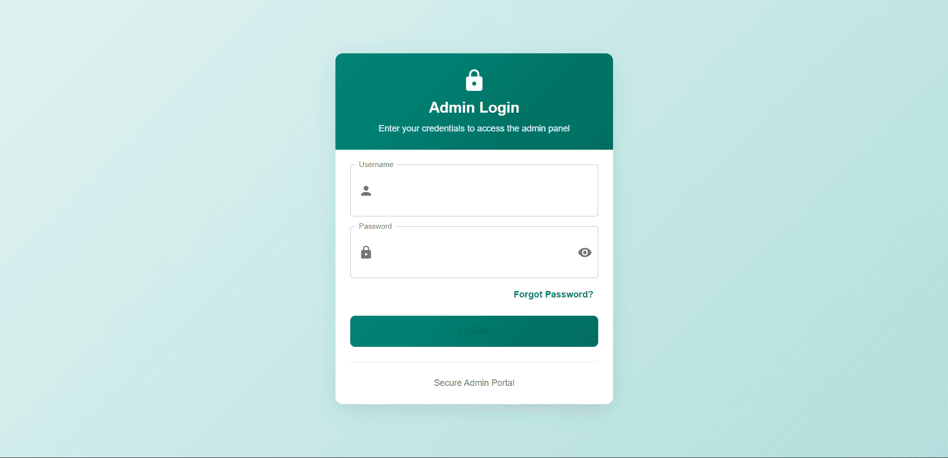 OniT Services Admin Dashboard screenshot 2